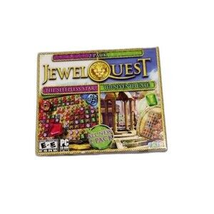 Jewel Quest PC DVD-Rom Game 2pk Sleeples Star, The Seventh Gate Mystery Tested
